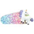 Miniatyrbild 3 av 5: 8 st Unicorn Hårklämmor med Glitter Snap Clips Regnbågsbarretter