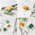 Miniatyrbild 5 av 5: 100 st Broderitrådhållare Floss Craft Bobbin C