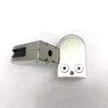 Miniatyrbillede 3 af 5: Glasclips 4 stk rustfrit stål justerbar