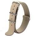 Watch strap NATO strap / nylon strap 20 mm various colors Beige beige beige