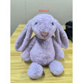 Miniatyrbillede 1 af 11: Original Jellycat stor Bonnie kanin dukke sød kanin dukke til børn baby beroligende plys legetøj gave Purple Bunny 31CM