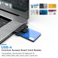 Pikkukuva 5 / 5: Rocketek Smart Card Cac Id Sim-kortlukija Pankkikort Verokort Iso 7816