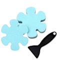Miniatyrbillede 1 af 5: 20 stk Badekar Anti-Slip Stickers, Anti-Slip Dusch Strimler