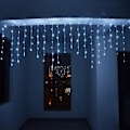 Pikkukuva 5 / 5: 4m 13ft 96 LED-valosarja Dip LED Utdragbar Gardini