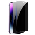 Miniatyrbilde 1 av 5: TG (2-PAK) iPhone 14 Pro Max Skjermbeskytter (PRIVACY GLASS) Svart