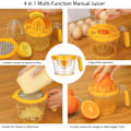 Miniatyrbillede 3 af 4: Citron Citrus Appelsin Lime Frugt Juicer Manuel Håndpres Squeezer