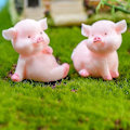 Miniatyrbillede 1 af 5: Skrivebords Harpiks Gris Model Figur Skulptur DIY Håndværk Nøglering Bil Hjemindretning 2