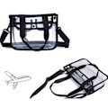 Miniatyrbillede 4 af 4: Transparent Taske, PVC Rejsetaske, Transparent Makeup Taske Case Mænd/Kvinder
