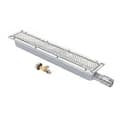 Infrarød grill sidebrænder, 41 cm gasovnsbrænder til BBQ-grill, sølv