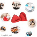 Miniatyrbilde 3 av 5: TG Tykke Varmebestandige Silikonovnshansker for Matlaging, Baking, B