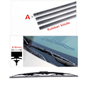 Pikkukuva 1 / 8: Auton pyyhkijän sulan kumi, tarvikkeet Citroen C4 Lada Priora Toyota Camry Prius Kia Optima Vesta Honda CRV Clio 4 A-6mm leveä