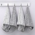 Miniatyrbild 5 av 5: TG Mikrofiber Duschhandduk för Kropp, Handduksset för Badrum Stripe