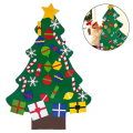 Miniatyrbild 1 av 4: DIY Filt Julgran Set + 26 Avtagbara Prydnader, Julklappar