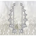 Miniatyrbilde 3 av 5: Krystall Øre Cuff Cuff Climber S925 Sterling Si