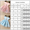 Miniatyrbild 4 av 4: Flickor Frozen Elsa Prinsessa Tutu Tyllklänning Barn Festklänningar blå 130cm blue
