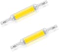 2 Pieces 10w 78mm R7s Led Bulbs Dimmable 6000-6500k 100w Halogen J78 Replacement, Double-Sided R7s Base Tube, 360 Degree Beam Angle, Savi