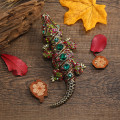Miniatyrbillede 2 af 4: Krokodille Rhinestone Brosche Gave Fødselsdag Jubilæum Brosche Allo