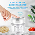 Miniatyrbillede 3 af 5: Trådløs Elektrisk Madhakker, Mini Foodprocessor, 250 ml, Let at Rengøre og Udskifte, Holdbar Elektrisk Blender til Grøntsager og Frugter