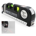 Miniatyrbillede 4 af 4: TG Laser-Vattenpass - Vattenpass, Laser, Måttband og Lineal i 1 Sort