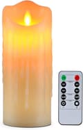 LED Candle Set - Flickering Candles - Remote Control with Timer - Realistic Flameless Candles - Battery Operated Candles - Mood Lighting