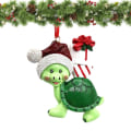 Miniatyrbild 1 av 5: Julsköldpaddsberlocker Trädhängande Prydnader Dekorationer för Hem Barn Present Noel Navidad Inredning