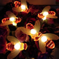 Miniatyrbilde 3 av 5: Galaxy Juledekorasjon 20 LED 5M Simulert Bie Solcellelys Utenfor Hage Bie Krans Lys Bryllup Dekorasjon Nattlampe