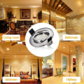 Miniatyrbillede 3 af 5: 6x 5W LED Indbygget Spotlight 3000K Varmt Hvid 230V, 55mm