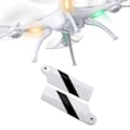 Miniatyrbillede 2 af 5: Holdbare og stabile 92 mm universelle kulfiber-halerotorpropeller til helikopter med høj styrke og holdbare propeller