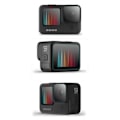 Pikkukuva 3 / 5: H9 Tempered Glass Tablet Screen Protector for GoPro Hero 11 10 9 Black Explosion-Proof Bubble-Free Transparent Protective Film