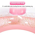 Miniatyrbillede 3 af 5: Uppblåsbar pool, flamingo pool glitter rosa luftmadrass