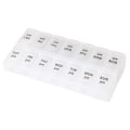 Miniatyrbillede 3 af 5: TG Praktisk Holdbar Dosett Medicinask Tablettask Sort