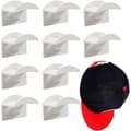 10-pack självhäftande hattkrokar för väggmontering, ingen borrning, hatthylla, starkt grepp för basebollkepsar, modern hatt