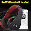 Pikkukuva 4 / 5: Nx-8252 langattomat stereokuulokkeet Bluetooth-yhteensopivat taitettavat urheilukuulokkeet Headset (musta)