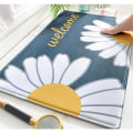 Miniatyrbilde 3 av 5: Liten Daisy Home Trykt Badmatte - Klarblå 40*60 cm