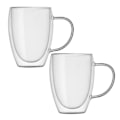 Miniatyrbilde 1 av 5: 350 ml glass kaffekopp med håndtak for varm te, kaffe og juice