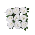 Miniatyrbilde 1 av 5: 9 stk vakre kunstige blomster i stoff for bryllupsdekorasjon
