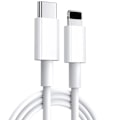 Miniatyrbilde 1 av 5: TG Kraftfull 18W PD Hurtigladekabel USB-C til Lightning Hvit 18W 2 Meter