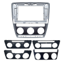 Miniatyrbilde 5 av 5: 5 stk/sett Bilstereoradio 10,1 tommer Fascia Ramadapter 2din Dvd Player Panel Dash Ram for Skoda Octavia 2004-2014