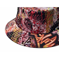 Miniatyrbild 5 av 5: Quanhaigou Bucket Hat för Män Kvinnor, Packbara Vändbara Tryckta Solhattar, Fiskehatt för Utomhus Sommarresor Vandring Strand