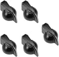 Miniatyrbillede 2 af 4: 10 stk. Potentiometerknapper: Sort Chickenhead med Skrue K7-2 Sort Sort Sort