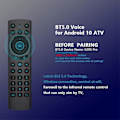 Pikkukuva 5 / 5: Bluetooth-yhteensopiva G20bts langaton kaukosäädin Android TV Boxille (AM4)