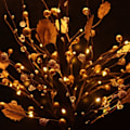 Pikkukuva 5 / 5: Bonsai-puun valot - 60 cm, 24 LED-lamppua lämpimän valkoisena, paristoilla toimiva, kotiin, juhliin, syntymäpäiville, häihin ja jouluun