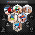 Miniatyrbilde 2 av 5: Profesjonell Speed Cube 3x3x3, holdbare glatte puslespill leker bærbare for voksne (standard)