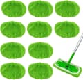 10 premium våta golvdukar för Swiffer Sweeper – grön ersättning, perfekt passform, långvarig