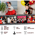 Miniatyrbillede 2 af 5: Sæt med 4 Mickey Mouse Øre Hårbøjler Minnie Mouse Øre Hårbøjler Kvinder Piger