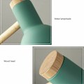 Miniatyrbilde 5 av 5: Nordisk Bordlampe Soverom Nattbordslampe Barne Øyebeskyttelse Leselampe Justerbar Skrivebordslampe Led E27 Studielampe Nattlys (Stor, av DEBUNS