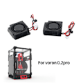 Miniatyrbillede 1 af 5: 2 stk. Voron 0.1 3010 3D-printer køleblæsere DC 24V Turbo Silent