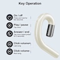 Pikkukuva 4 / 5: Bluetooth-kuulokkeet ilman korvatulpia, melunvaimennus handsfree-kuulokemikrofoni