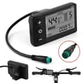 New LCD Display for E-bike 24V/36V/48V Display E-bike Electric Bicycle_yux
