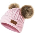 Miniatyrbilde 3 av 4: Baby skjerfsett Flickor Pojkar Varm pels Pom Beanie